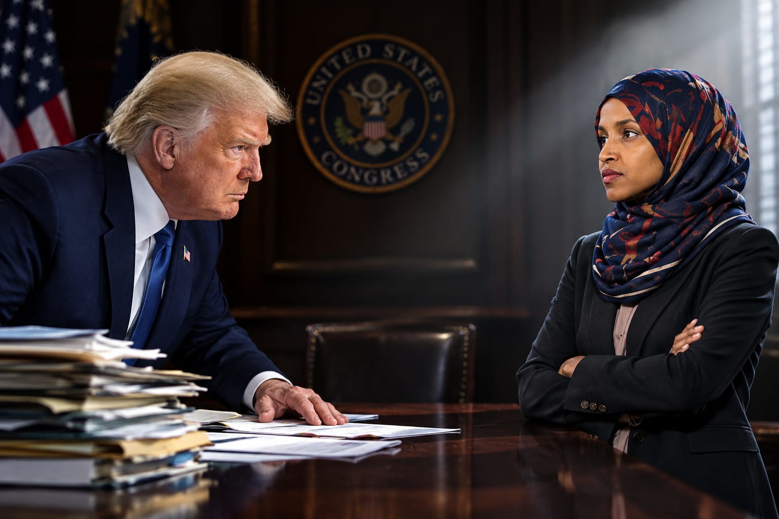BOMBSHELL: President Trump Calls Ilhan Omar 'GARBAGE' in Scathing Attack