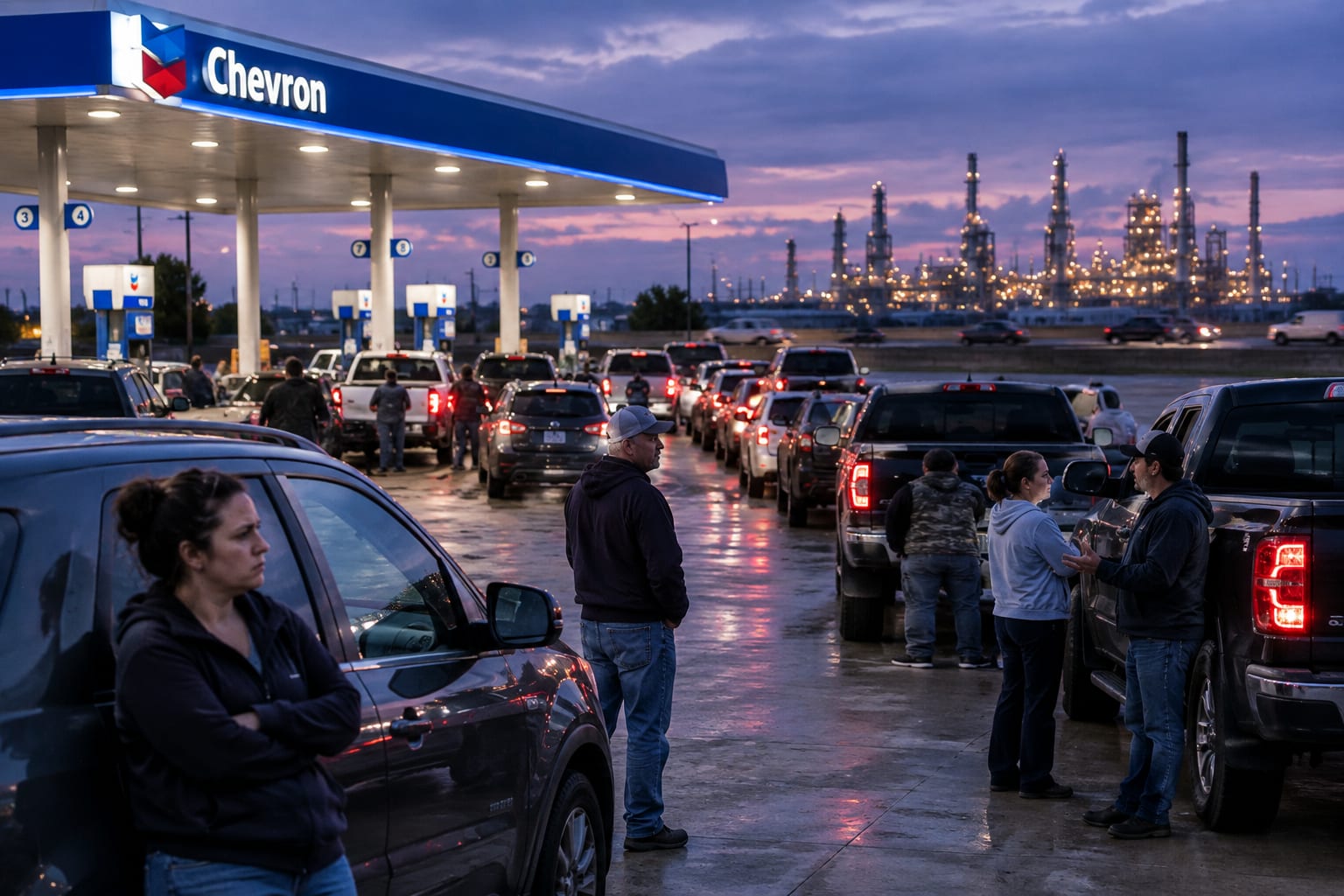 FURY AT THE PUMP AS REFINERS CASH OUT AND SENATE GOP BACKS IRAN WAR