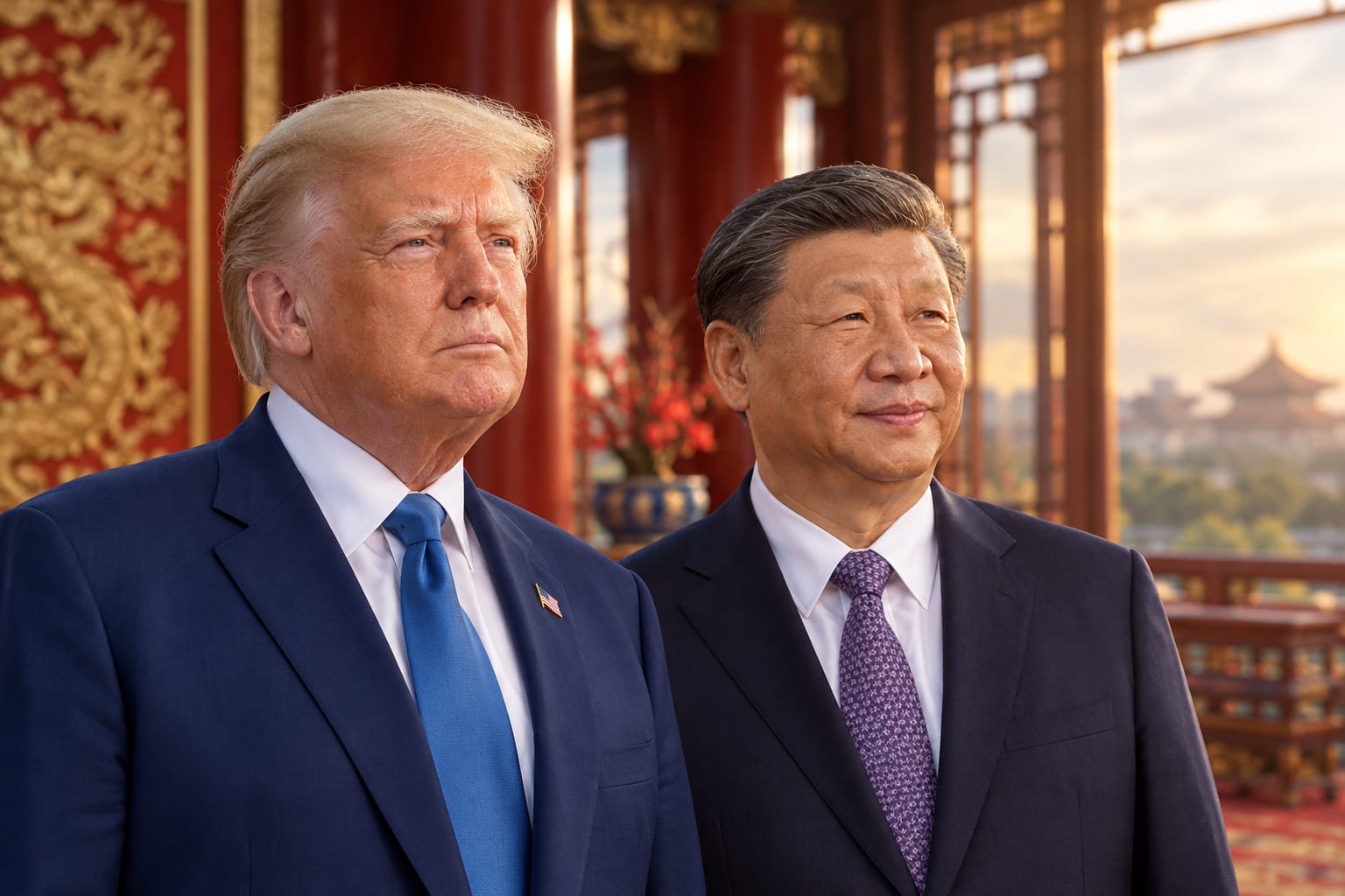 TRUMP SAYS HE WILL MEET AGAIN WITH XI IN NOVEMBER — IN CHINA