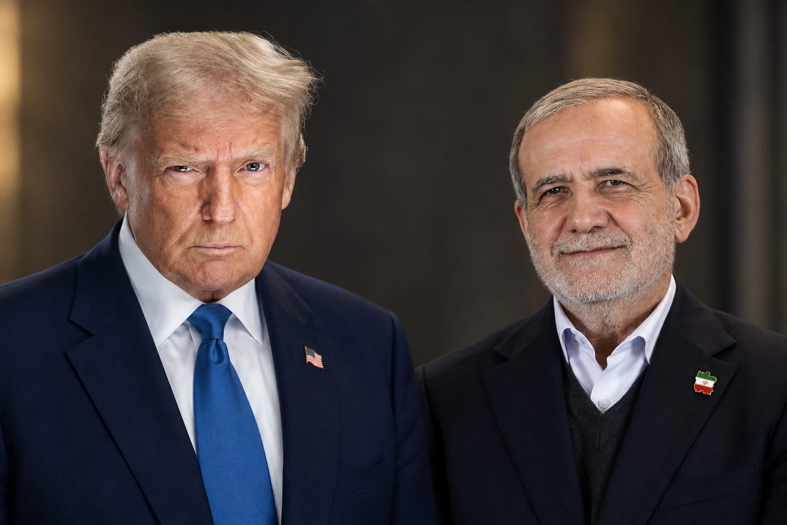 TRUMP: IRAN CANNOT HAVE A NUCLEAR WEAPON, AS TEHRAN'S PRESIDENT INSISTS ITS PROGRAM WAS NEVER A WEAPONS QUEST