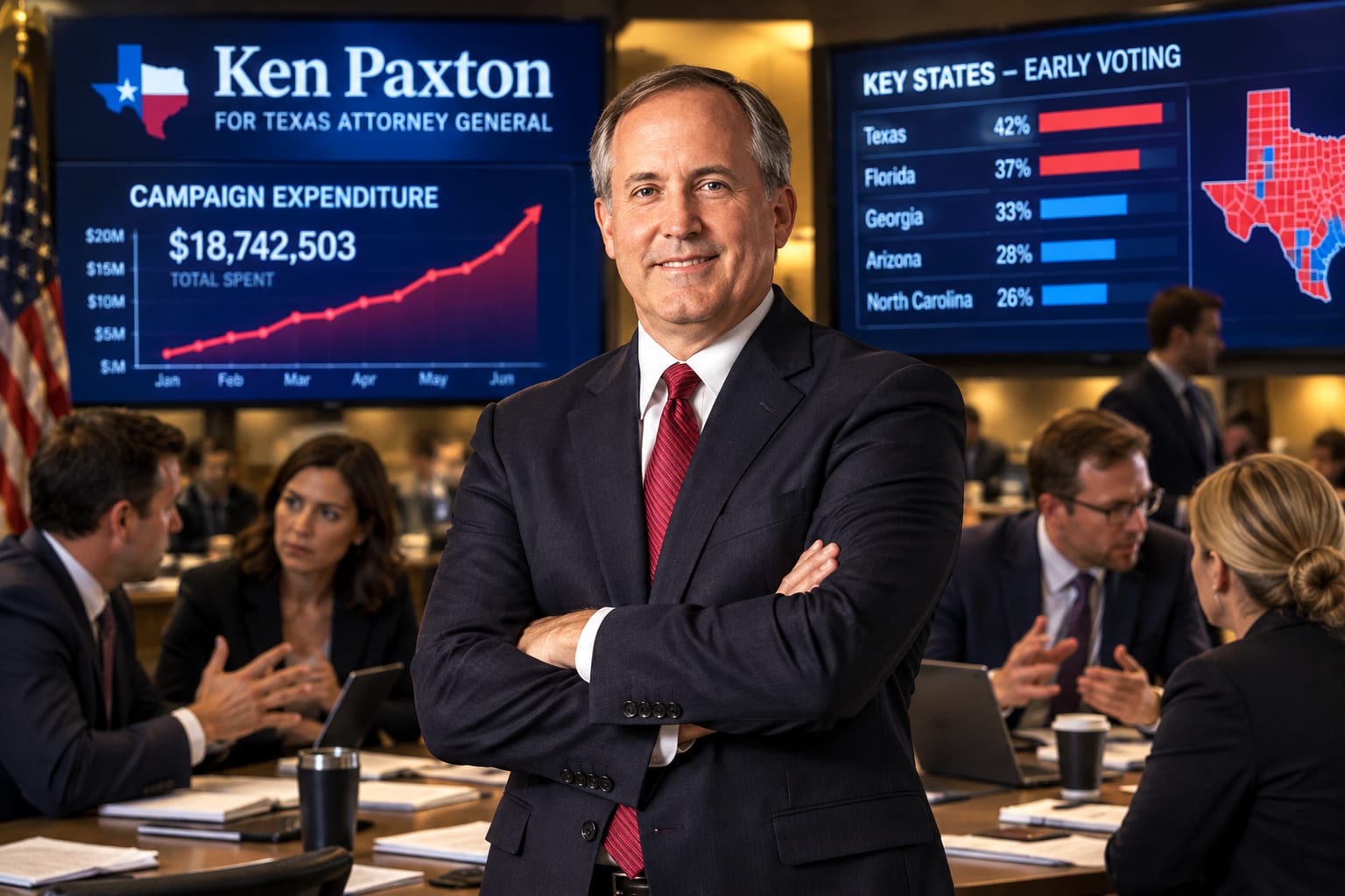 BREAKING: GOP Rescue Mission for Ken Paxton BLASTS Past $100 Million in Texas
