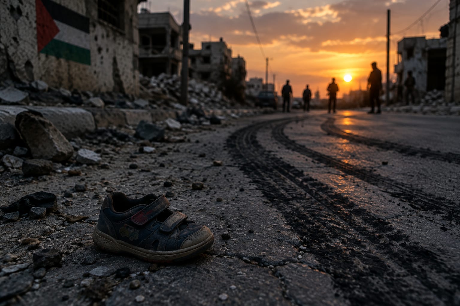 OUTRAGE ERUPTS OVER CLAIM PALESTINIAN BOY SHOT IN STREET AS FATHER DRIVEN BACK BY ISRAELI FIRE