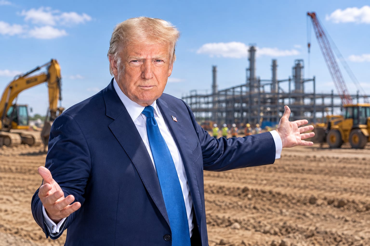 TRUMP ANNOUNCES $15 BILLION STEEL PLANT IN IOWA—AMERICA FIRST IN ACTION