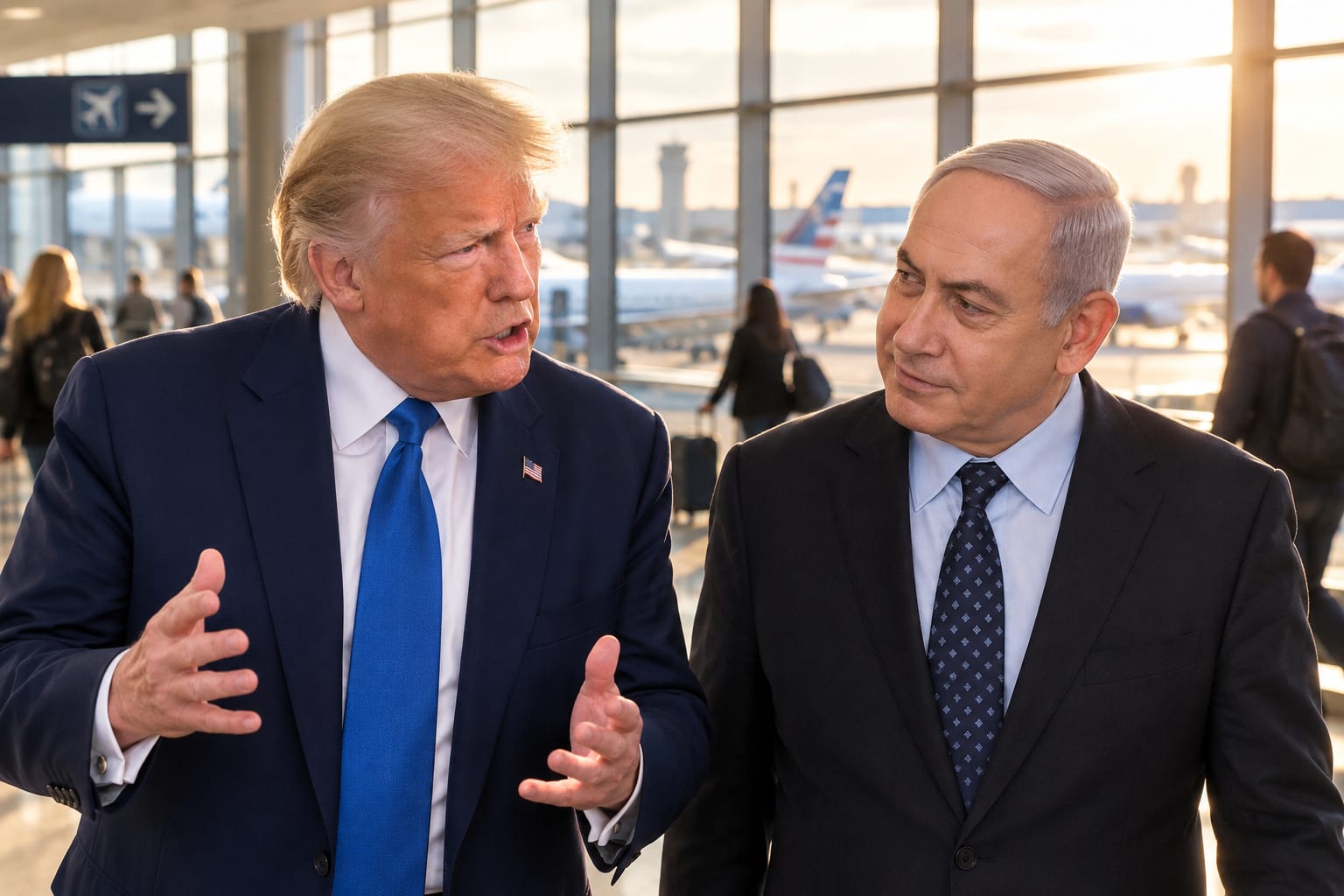 Watch: Trump Says Israeli Plumber, Never Having Flown, 'Lifted a Stick' to Save FlyDubai Flight