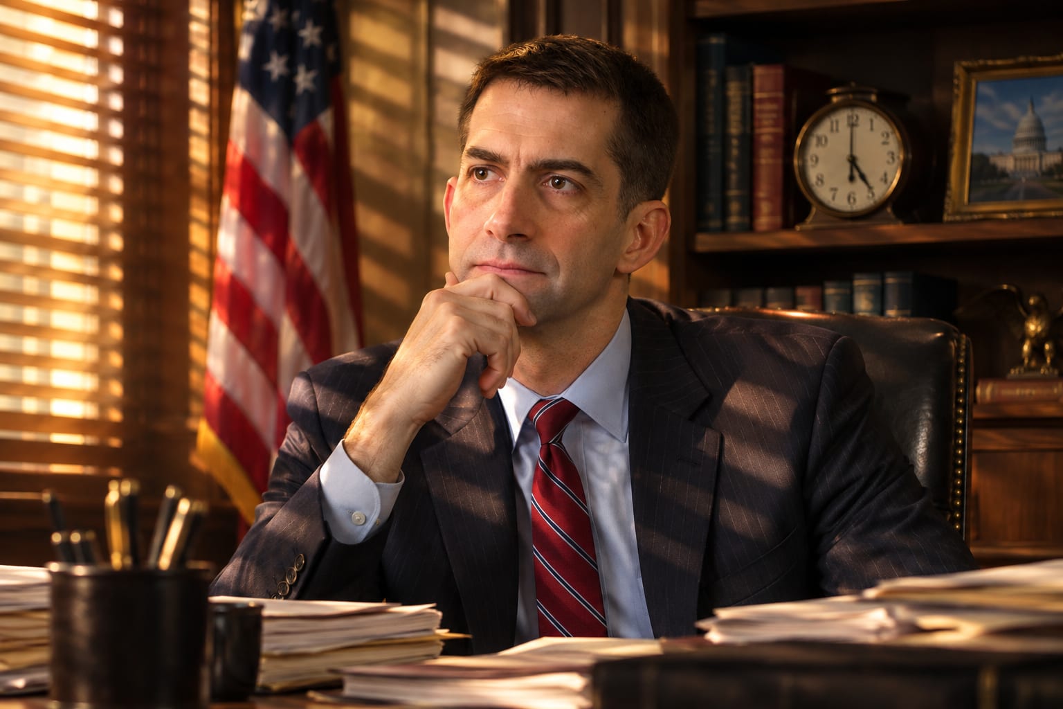 SENATE PRESSURE BUILDS OVER CLOCK-CHANGE BILL AS COTTON FACES MAGA BLOWBACK