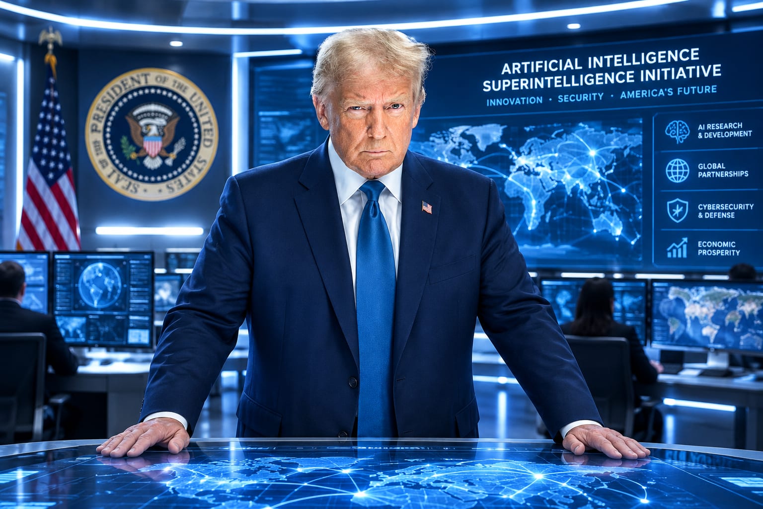 President Trump Establishes Super Intelligence Force to Lead Global Efforts