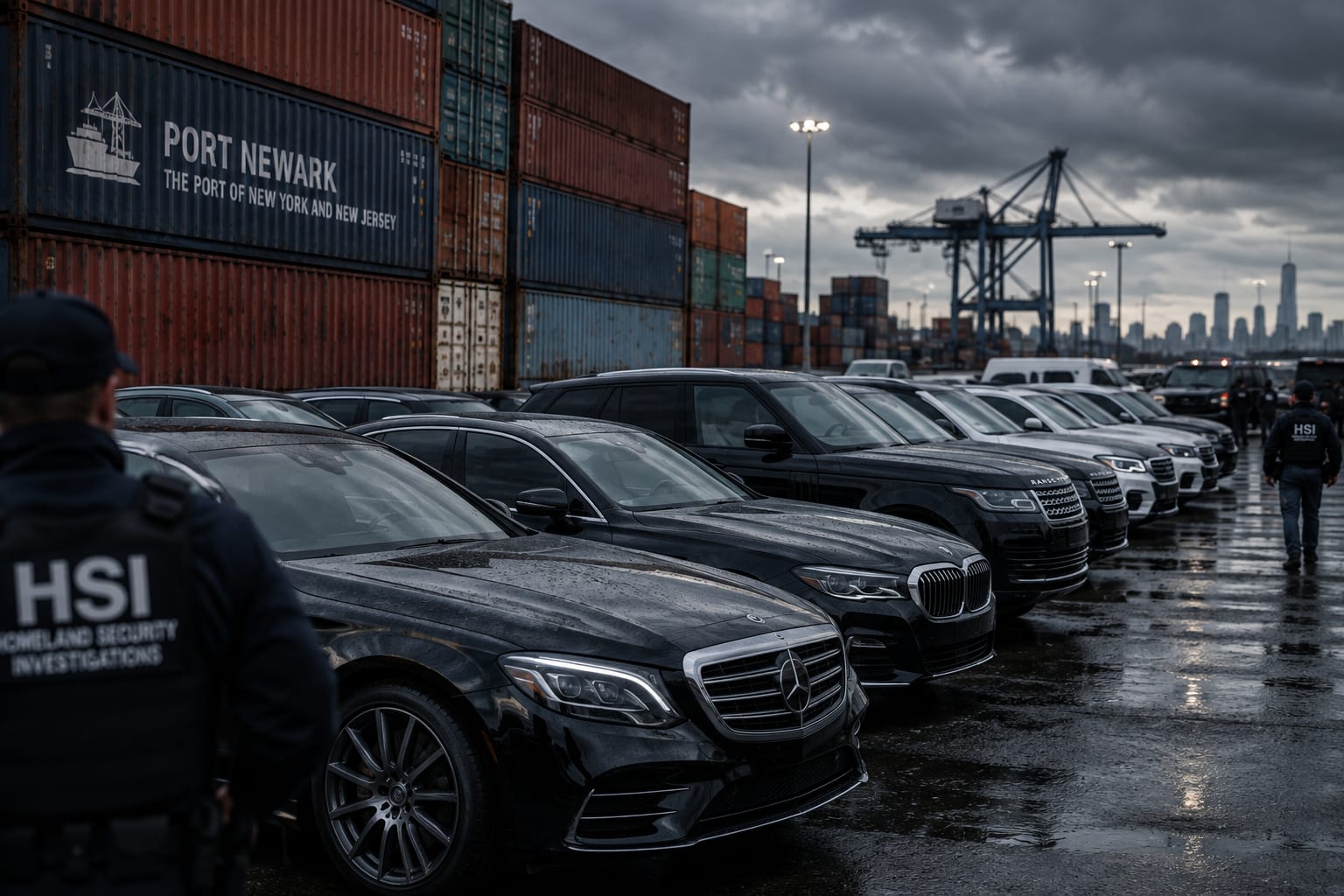 FEDS SEIZE 603 STOLEN LUXURY CARS AT PORT NEWARK, SAY $36 MILLION IN HIGH-END VEHICLES DESTINED FOR WEST AFRICA, CARIBBEAN