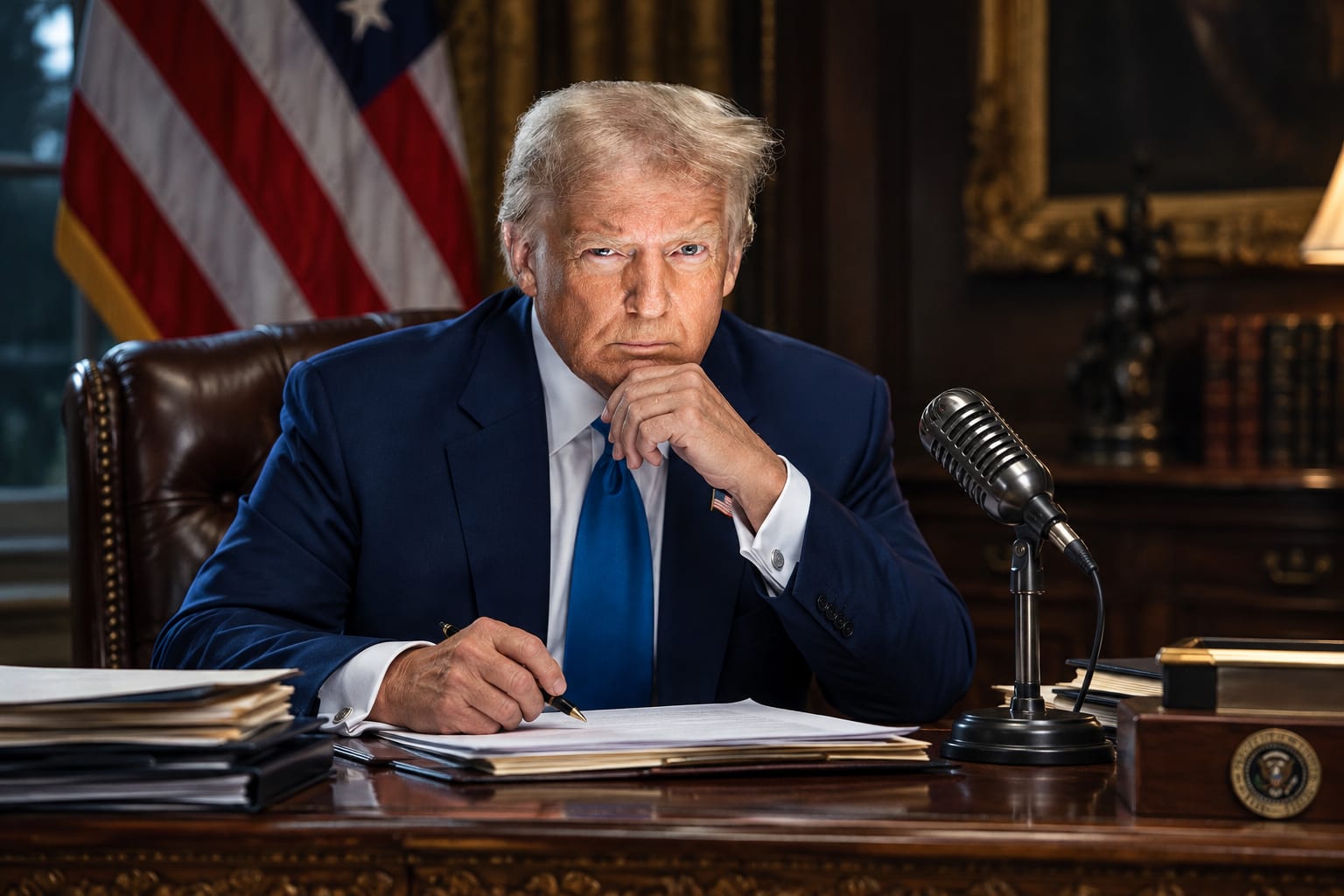 TRUMP SAYS HE WILL PERSONALLY FUND 'PATRIOTIC ADS' AFTER TAXPAYER-FUNDED CAMPAIGN DRAWS BACKLASH