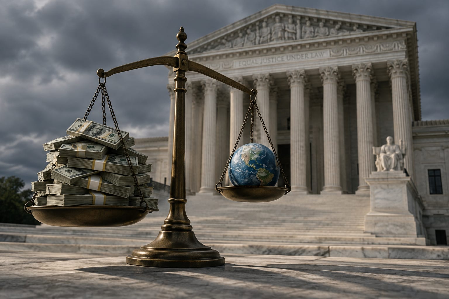 SUPREME COURT TAKES UP CLIMATE SHOWDOWN: New Term Opens With Billion-Dollar Battle Over Who Gets to Sue Big Oil
