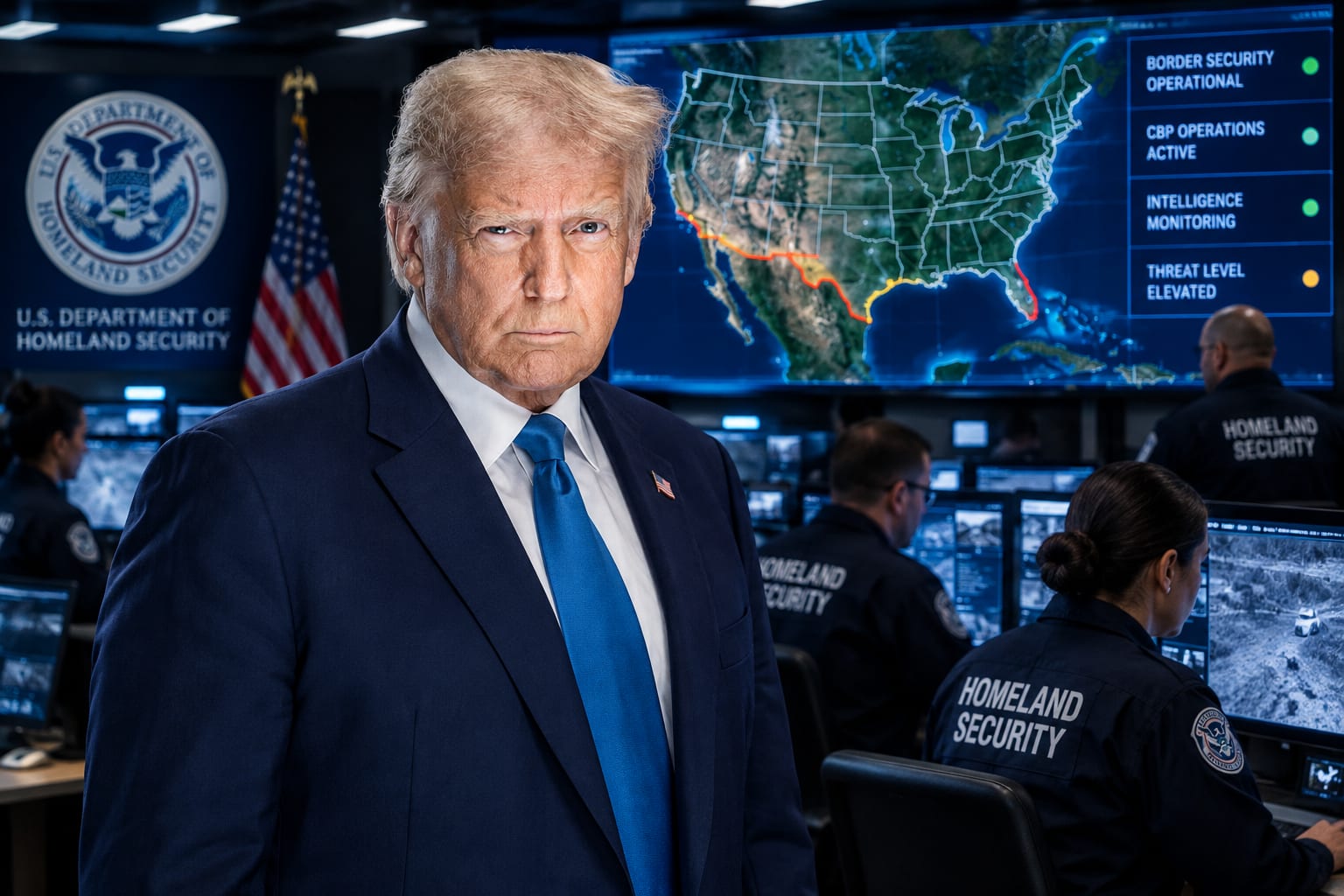 President Trump Reaffirms Strong Stance on Immigration and Homeland Security