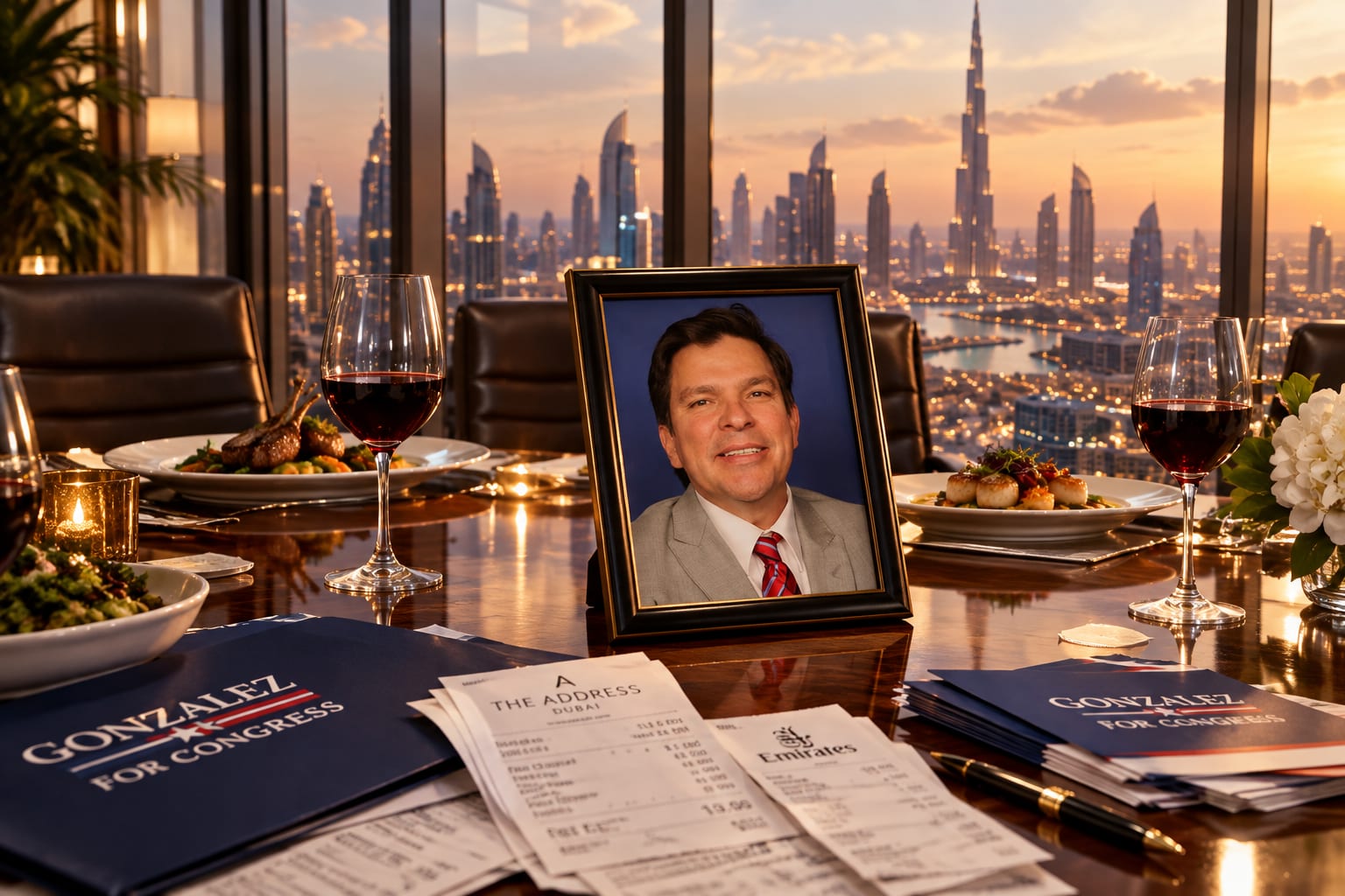 EXPOSED: Dem Who Mocked Rival's 'Good Life' Blew Campaign Cash on Disney, Dubai and Zurich — With His Wife in Tow
