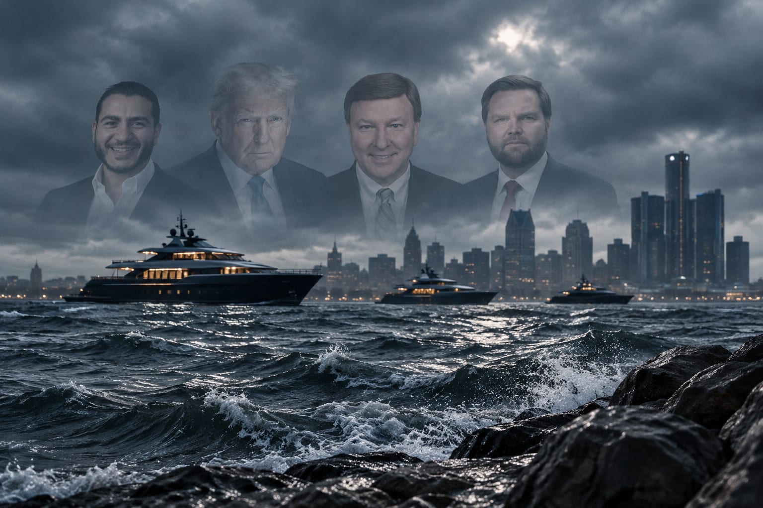 EL-SAYED AND ROGERS TRADE BLOWS OVER YACHTS, WAR AND TARIFFS IN MICHIGAN SENATE DEBATE FALLOUT