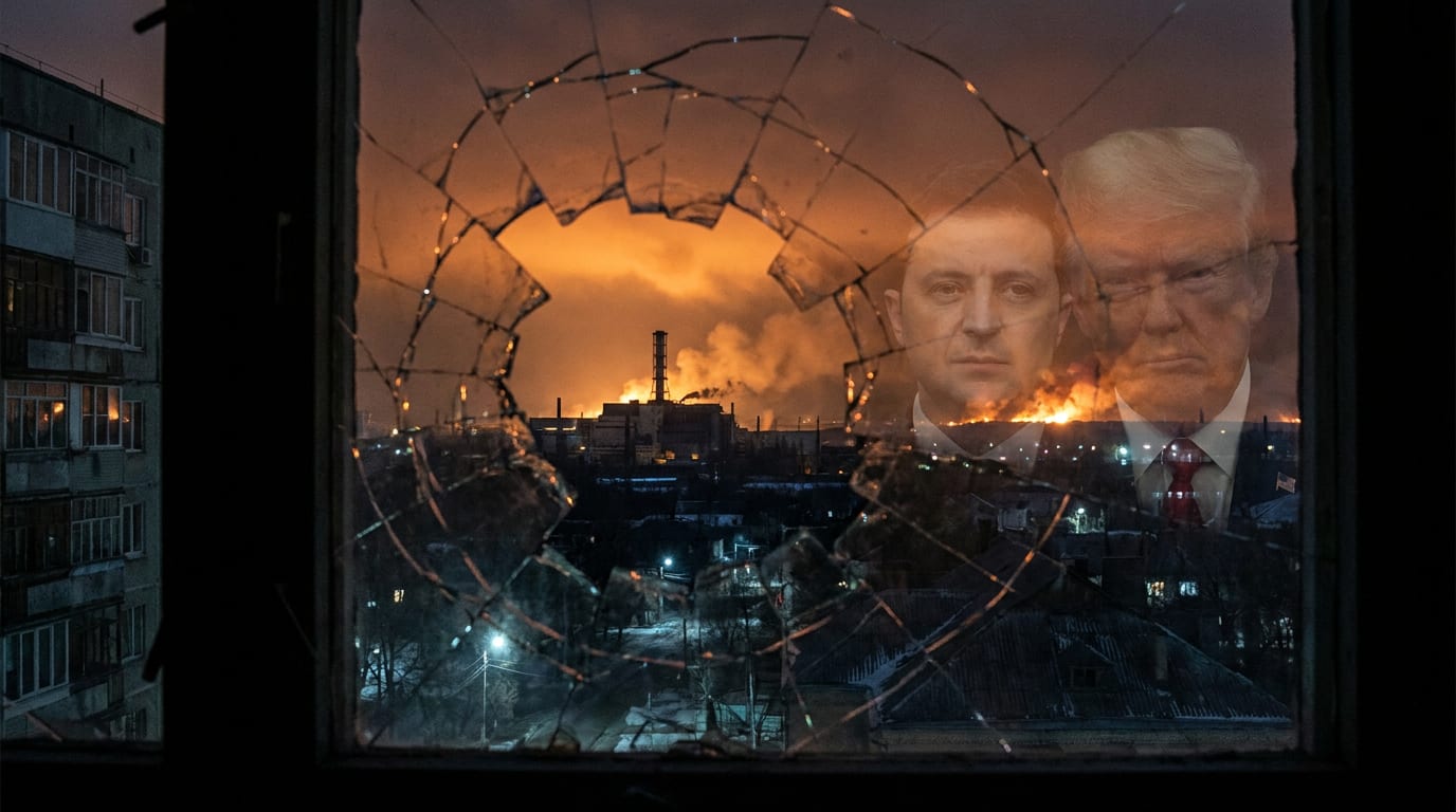 RUSSIA HITS UKRAINE POWER PLANT HOURS AFTER TRUMP ANNOUNCES ENERGY CEASEFIRE