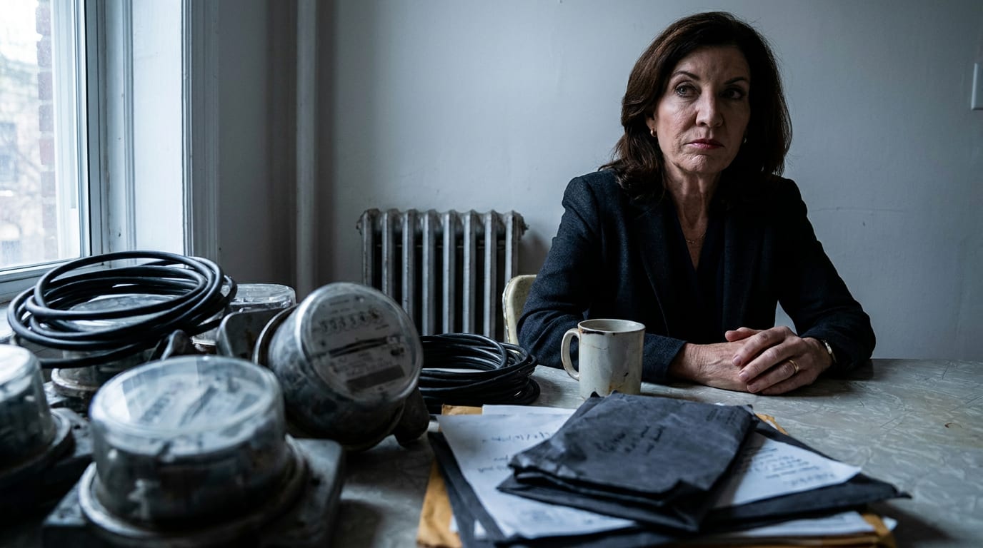 Hochul Blamed for Utility Bills as Debate Exchange Goes National