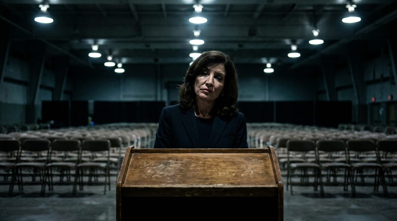 HOCHUL LOOKED LIKE 'DEER IN HEADLIGHTS' IN NEW YORK GOV DEBATE, BODY LANGUAGE EXPERT SAYS AS BLAKEMAN PRESSES ATTACKS