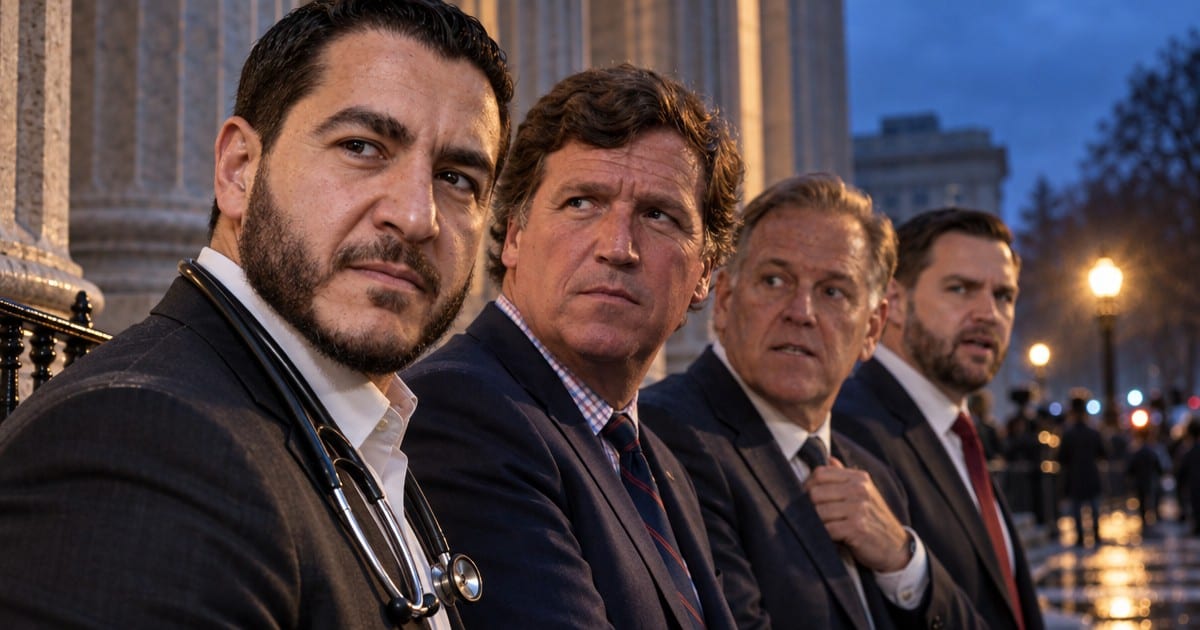 EXPOSED: 'Doctor' El-Sayed's Unlicensed Past and the Tucker Carlson Divide — Vance Weighs In