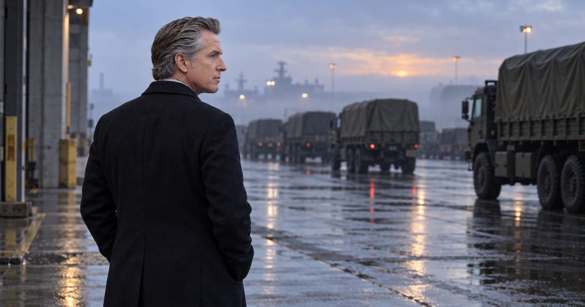 NEWSOM CROSSES THE LINE: California Governor Says Military Aid to Israel 'Has to Be Conditioned'