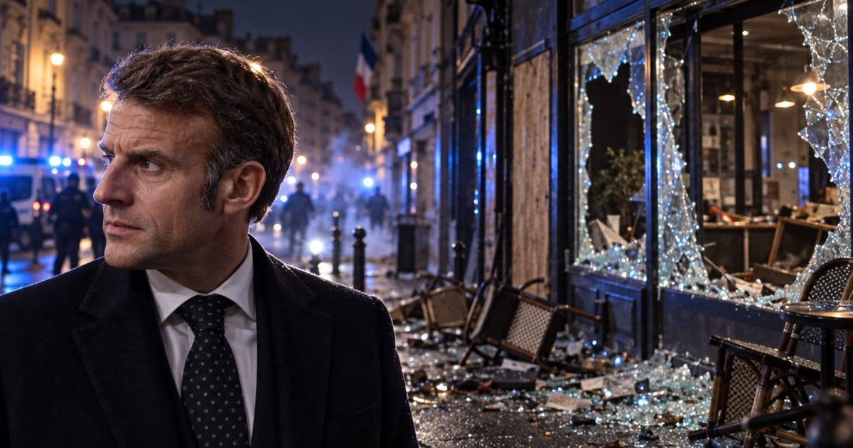 FRENCH ANGER SPILLS OVER: MACRON'S UKRAINE SUPPORT FUELS BACKLASH AS LOOTING CHAOS ROCKS CITIES