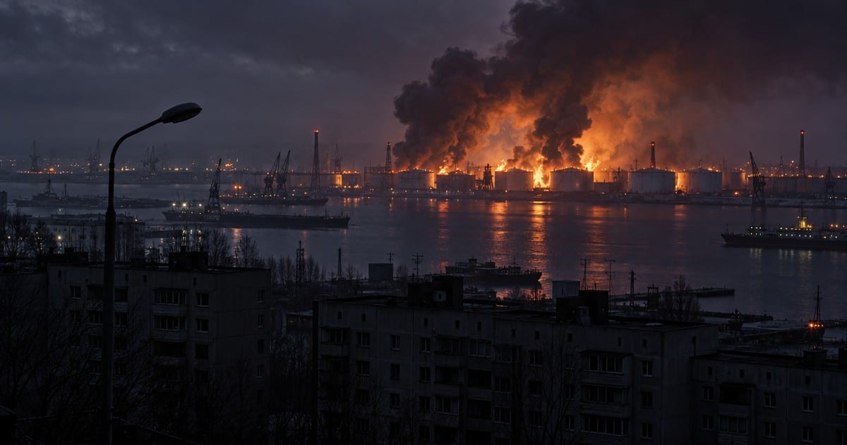 UKRAINIAN DRONES HIT ST. PETERSBURG, REPORTS CLAIM OIL TERMINAL AND DATA CENTER STRUCK AS REACTIONS SPREAD