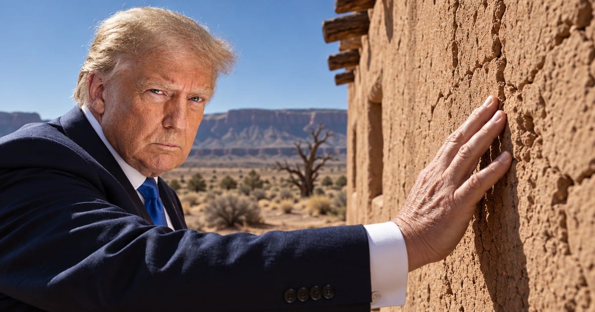 TRUMP UNLEASHES 'NEW AMERICA' PUSH: President Says New Mexico Should 'Immediately' Rename, Touts Higher Incomes and Home Values