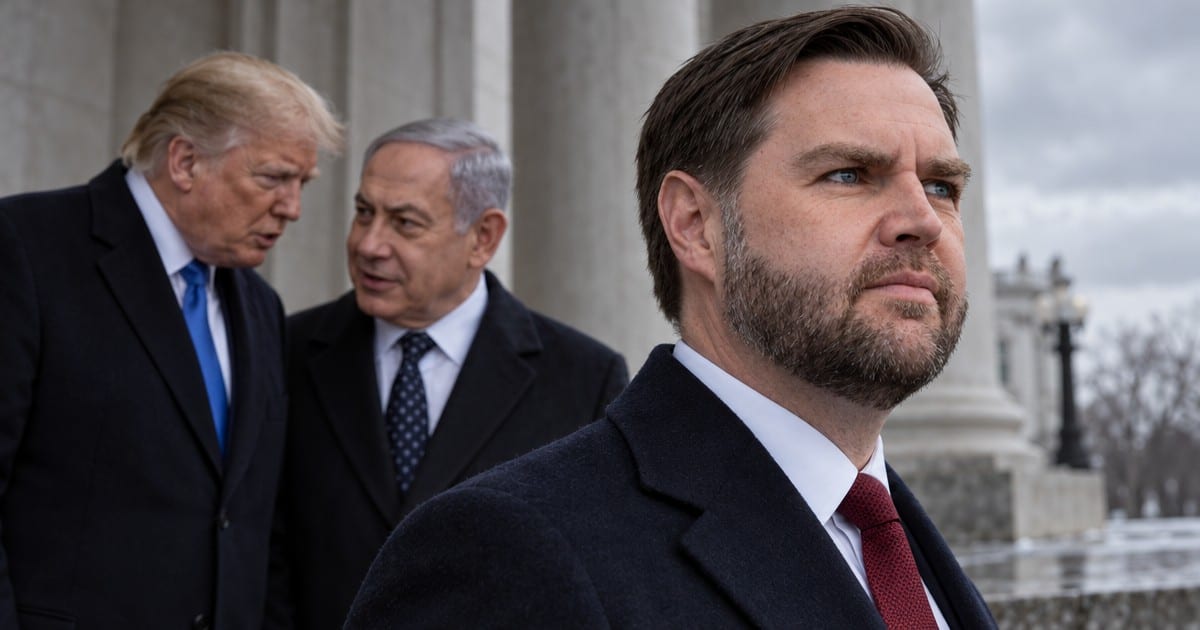 VANCE BREAKS WITH TRUMP ON ISRAEL: VP Refuses to Endorse Netanyahu Days Before Election