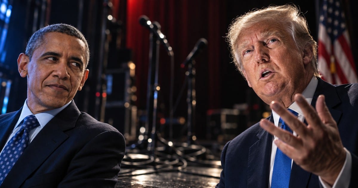 BOMBSHELL: Trump's Two-Word Response to Obama's Cheesecake Factory Joke Leaves Democrats Speechless