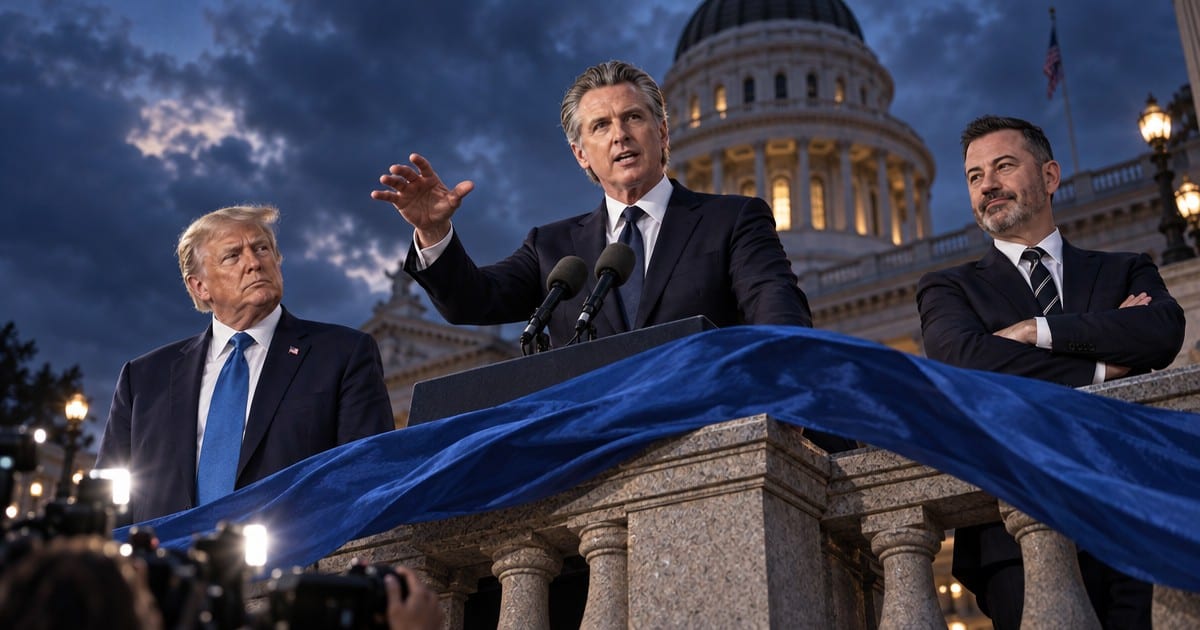 NEWSOM'S 'BLUE TSUNAMI' FANTASY: Gov Tells Kimmel Midterms Will End Trump Presidency 'As We Know It'