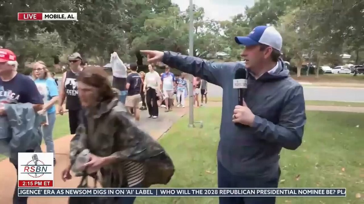 President Trump Draws Enthusiastic Crowds in Alabama Ahead of Speech