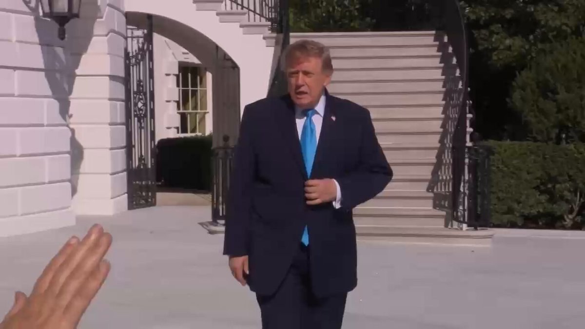 President Trump Faces Media as He Prepares to Depart White House