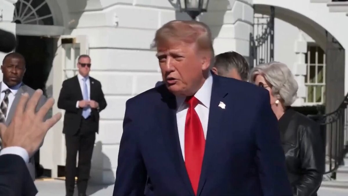 President Trump Faces Press Questions on Alleged Threats