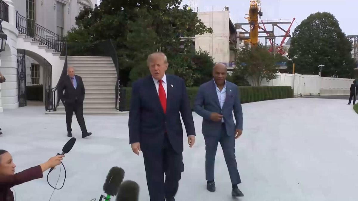 Trump Takes Questions at White House Before Cherokee Trip with Mike Tyson