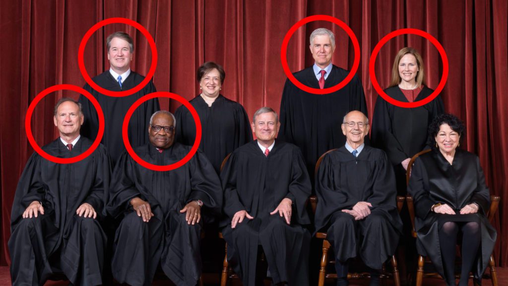 five supreme court justices
