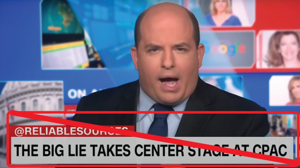 New CNN boss asks anchors to stop saying "The Big Lie"