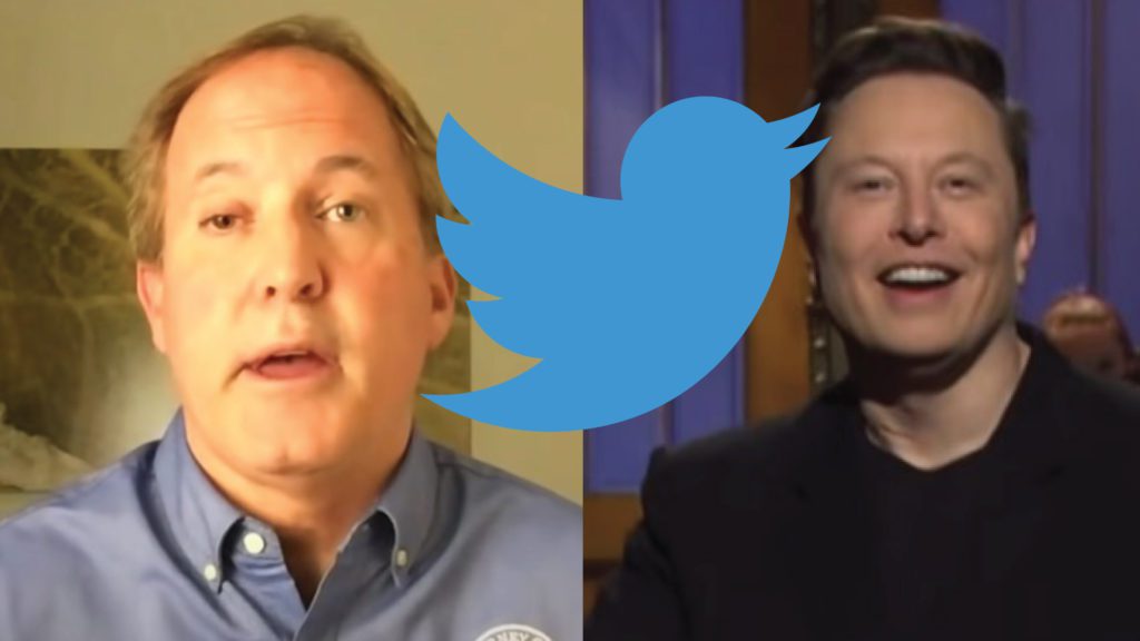 Texas AG Ken Paxton announced an investigation into Twitter bots after Elon Musk complained.