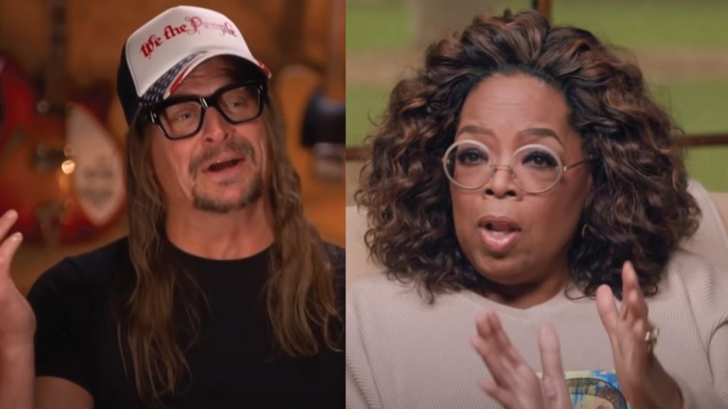 Kid Rock slams Oprah Winfrey in a new interview.