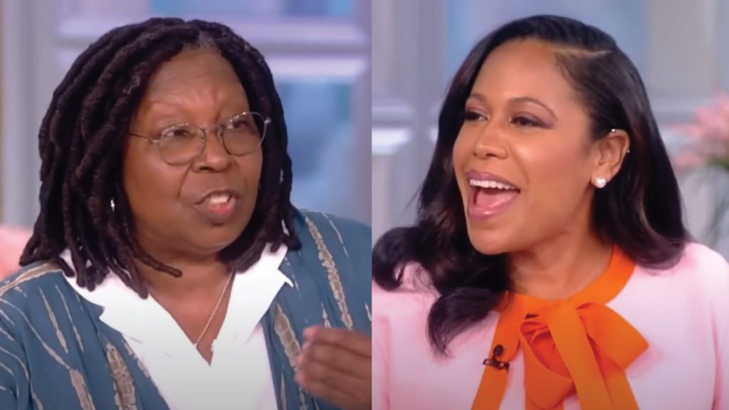 Whoopi Goldberg spars with conservative guest host on The View.