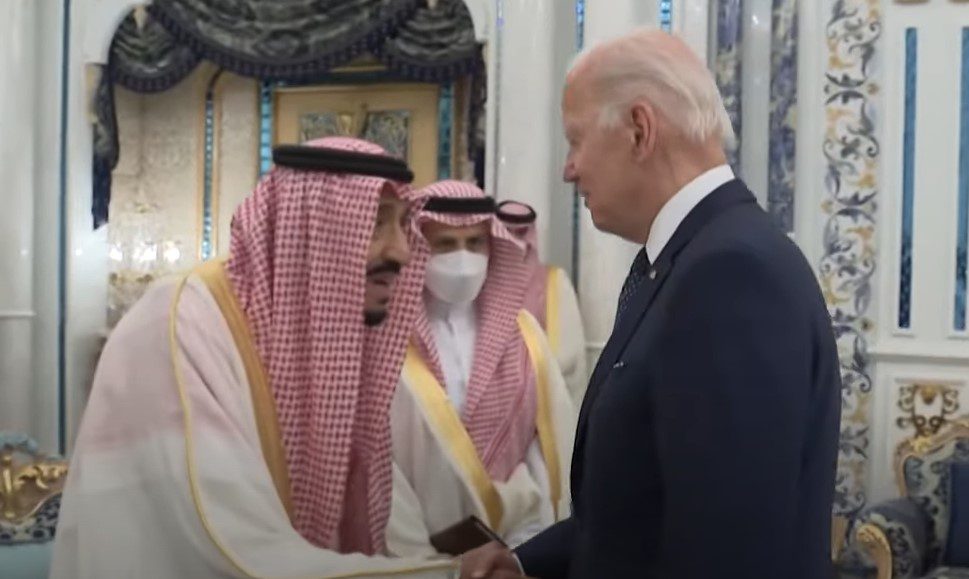 POTUS Biden meets Saudi King Salman