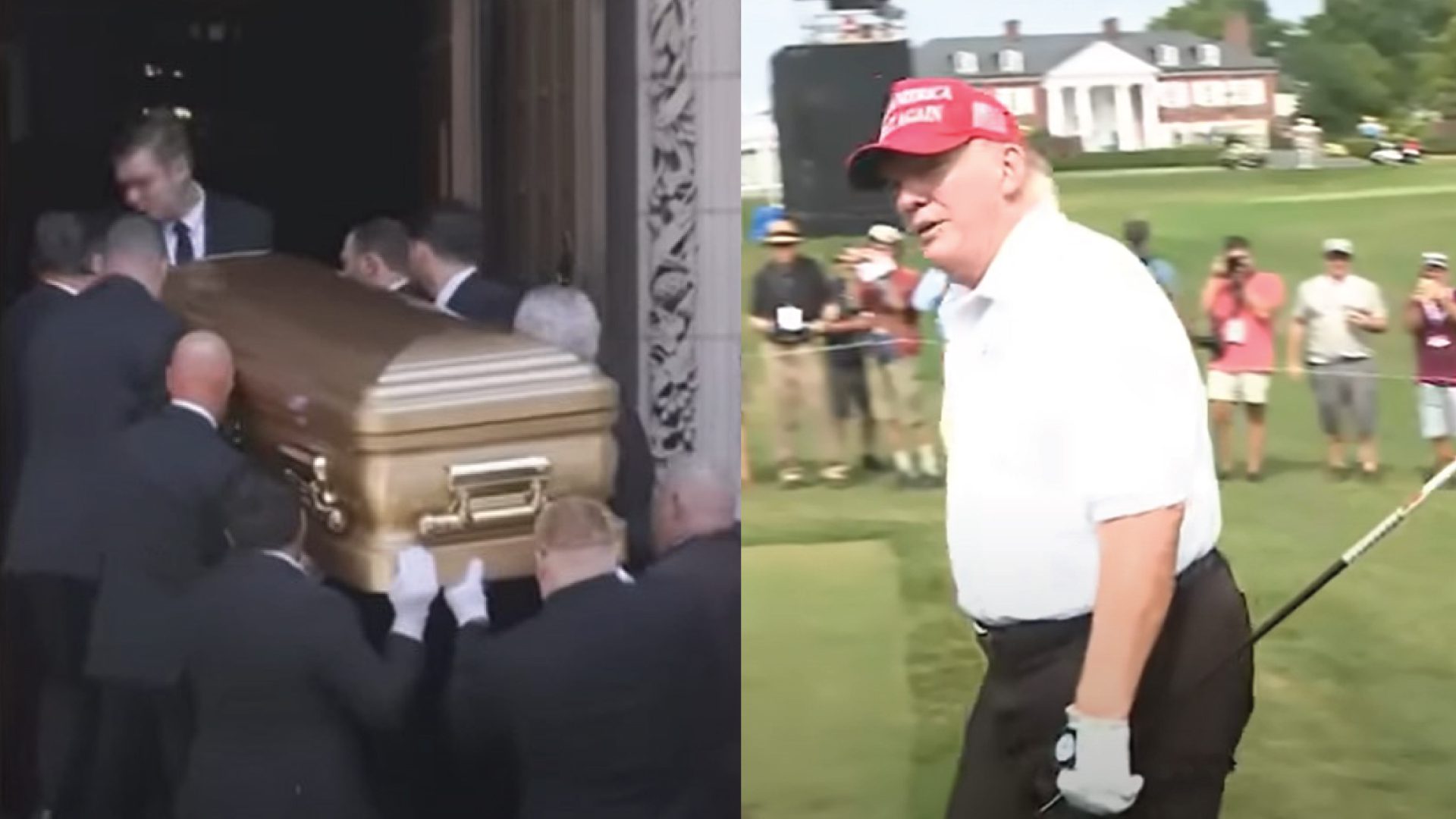 Donald Trump buried ex-wife Ivana in his golf course