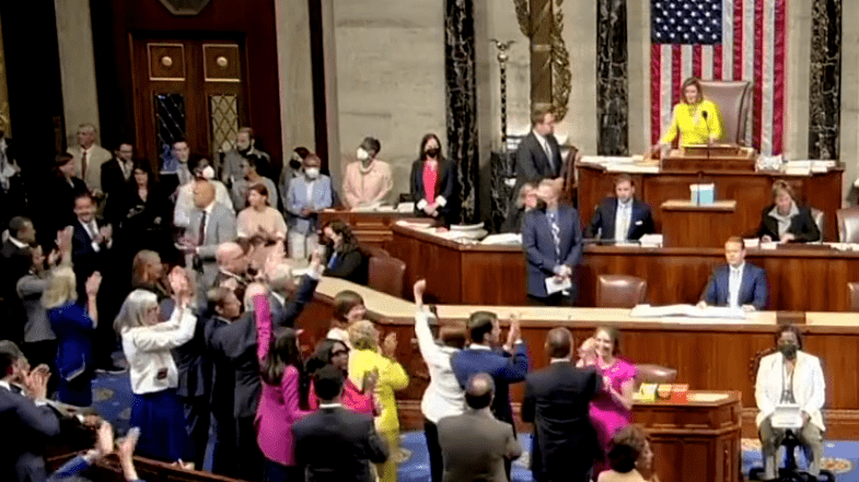 House Democrats Cheer as They Pass Giant Spending Package Guaranteed to Worsen Inflation and Raise Your Taxes
