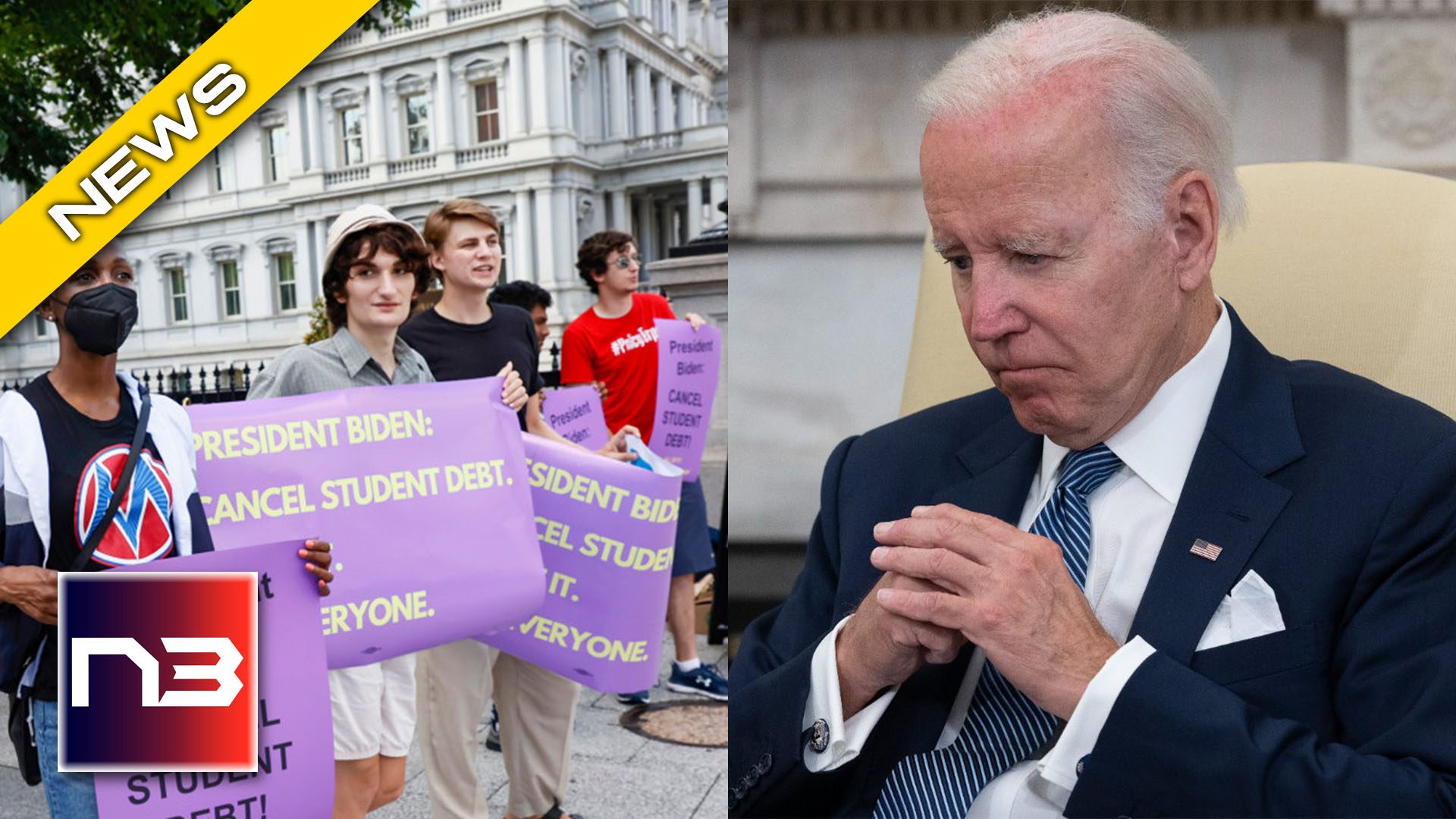 UNFAIR! Biden Refuses to Answer Simple Question About Student Loan Plan