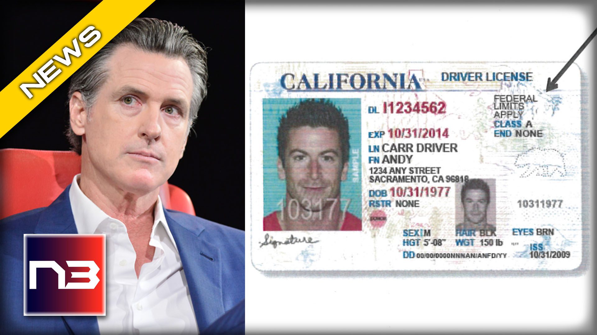 Newsom In Clear VIOLATION of Federal Law With Action on State ID Program