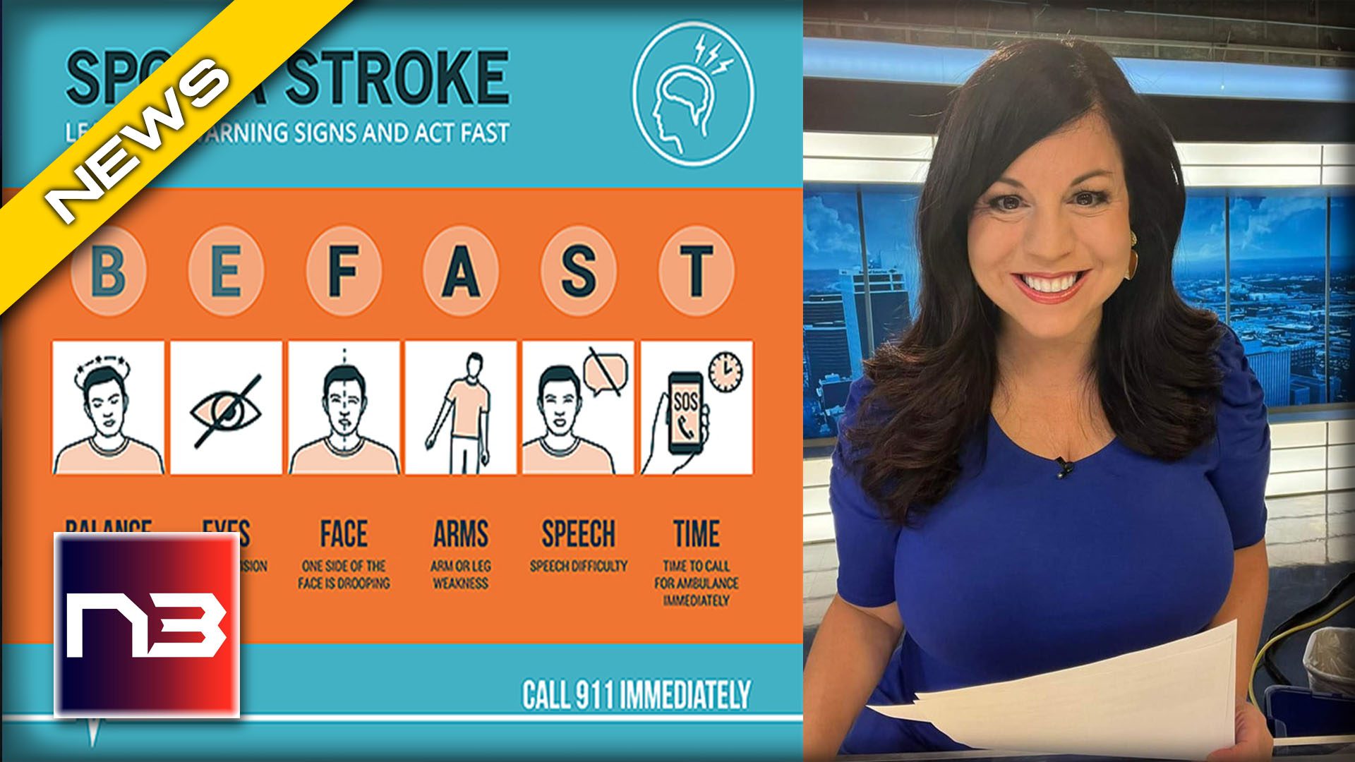 Cameras Capture The Moment A Newscaster Has A Stroke LIVE on the Air - Know the Signs
