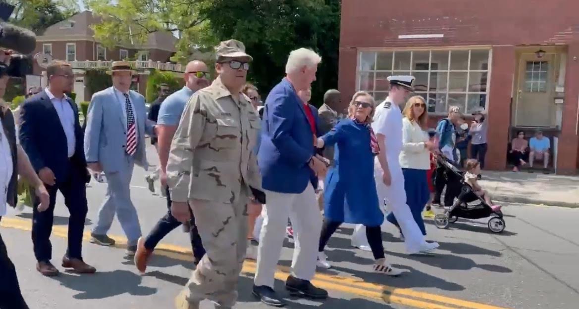 Hillary and Bill Clinton's Powerful Presence at Chappaqua Memorial Day Parade Captured on Video