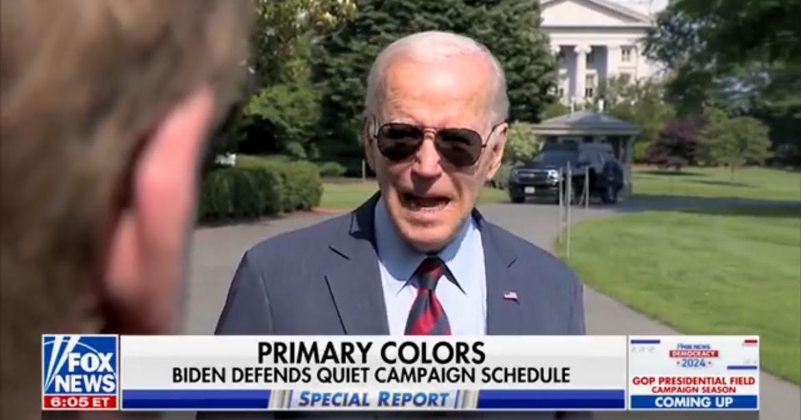 Biden Exits as Peter Doocy Questions Absence of Campaign Rallies (VIDEO)