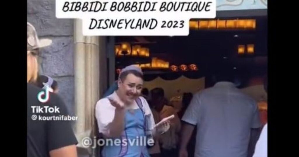 Disneyland Employs Male Performer in Costume to Welcome Young Guests at Bibbidy Bobbidi Boutique