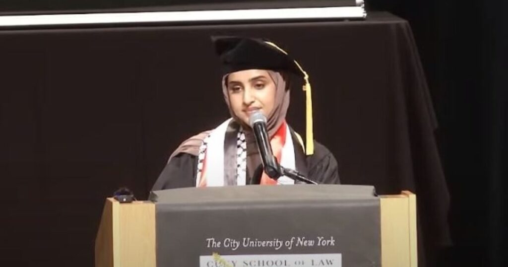 Shocking Video: CUNY Law School Graduation Speaker and Yemeni Immigrant Exposes White Supremacy and Oppression in Charged Speech – What You Need to Know!