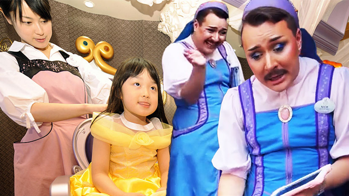 SHOCKING! Disneyland Hires Grown Man in Dress to Welcome Little Girls for Princess Makeover - Find Out Why!