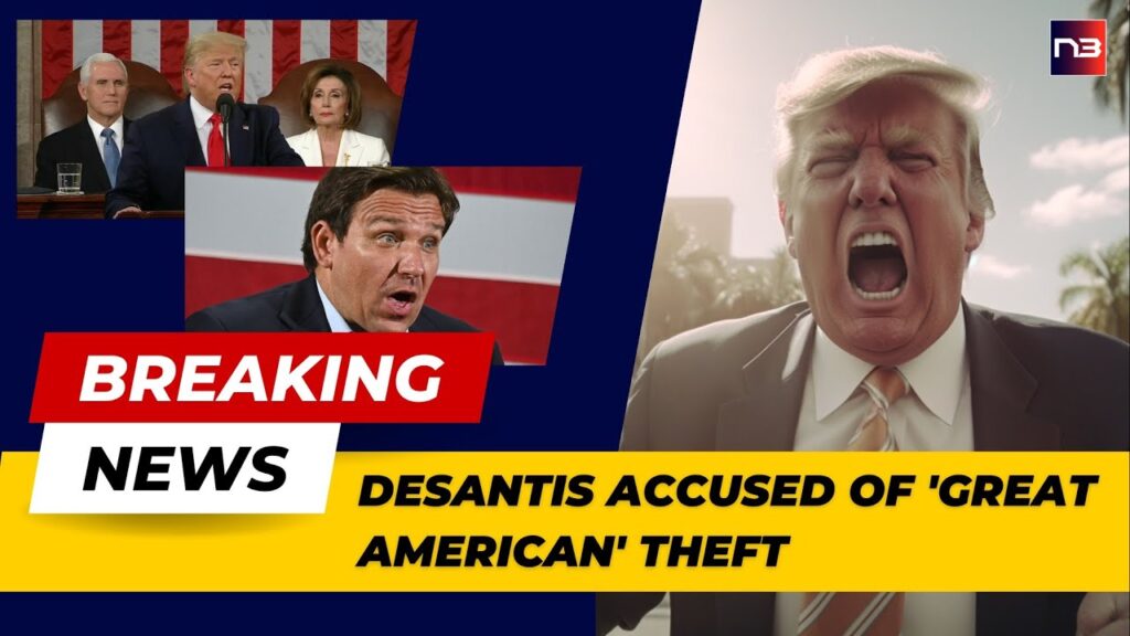DeSantis Accused of 'Great American' Theft - Trump Campaign Outraged