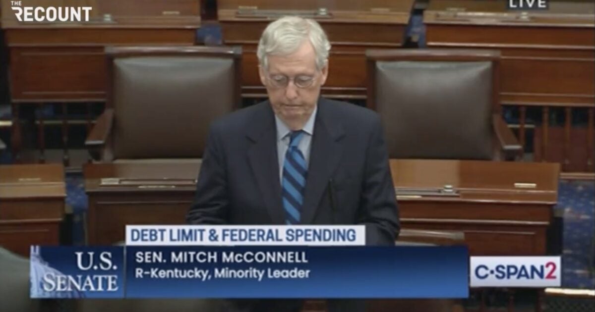 RINO Mitch McConnell Firmly Backs Debt Limit Deal: “Eagerly Awaiting Its Arrival in Senate for Swift Endorsement”