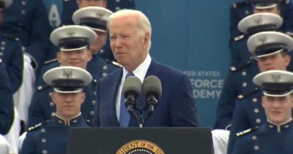 Biden Reminisces About Applying to Naval Academy 300 Years Ago - Air Force Cadets Stunned (VIDEO)